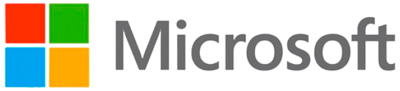 Das Microsoft-Logo besteht aus vier farbigen Quadraten, die links ein größeres Quadrat bilden – rot, grün, blau und gelb. Das Wort „Microsoft“ in grauen Buchstaben rechts symbolisiert hervorragende virtuelle Zusammenarbeit und robuste IT-Infrastruktur.