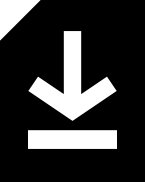 Ein schwarzweißes Downloadsymbol mit einem nach unten zeigenden Pfeil über einer horizontalen Linie, das das Speichern oder Herunterladen von Inhalten symbolisiert, ähnlich wie Dashboards in Microsoft Power BI.