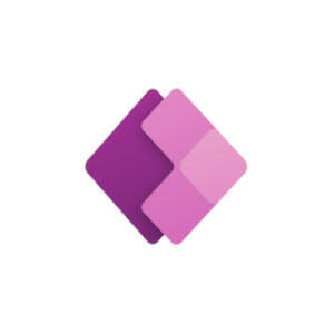 Ein Logo mit zwei überlappenden Quadraten, einem dunkelvioletten und einem hellrosa, bildet ein geometrisches Muster. Das Design ist einfach und modern, ähnlich der eleganten Ästhetik von BI-Software, mit einem subtilen Farbverlaufseffekt auf dem rosa Quadrat.