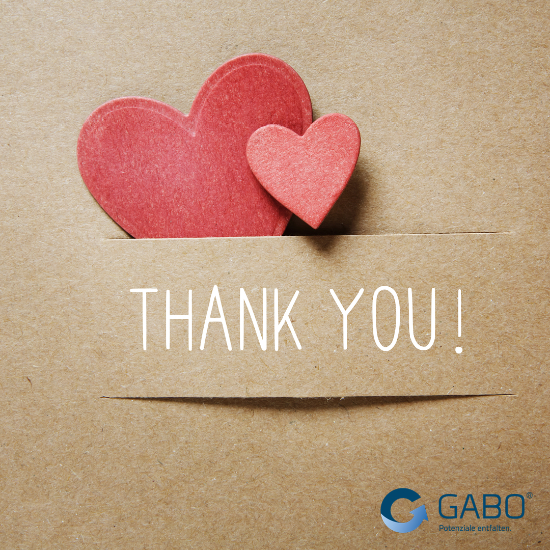 GABO Spendenaktion - Thank you